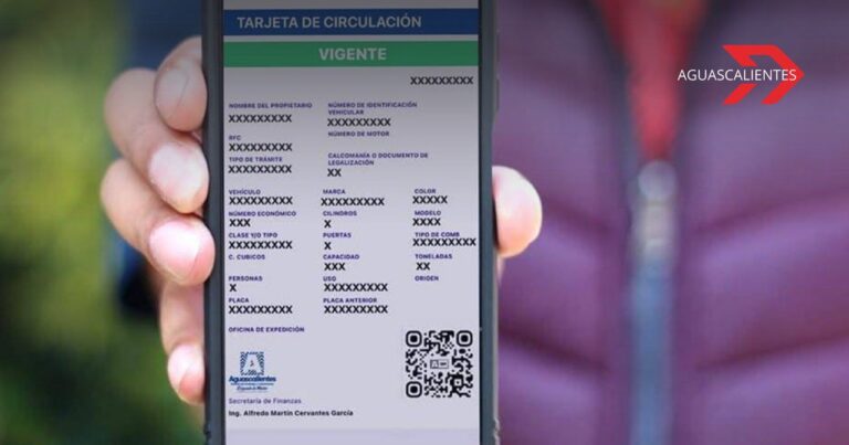 tarjeta de circulación digital