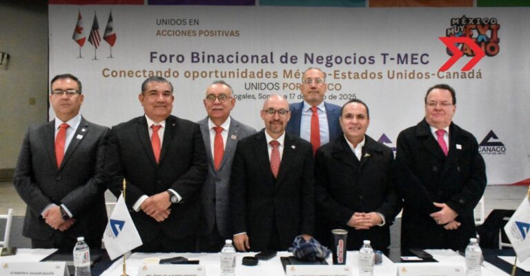 Foro binacional T-MEC: La Concanaco fortalece la región fronteriza